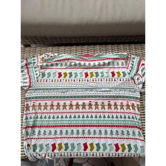 Little‎ Sleepies Mens Festive Fair Isle Pajama Set XXL Christmas family photos - Picture 8 of 11